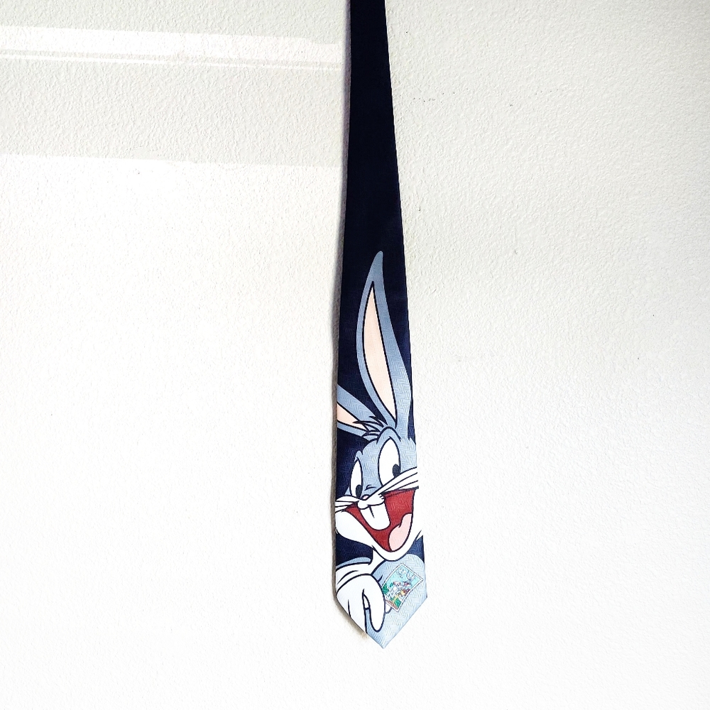 Vintage Bugs Bunny Warners Brothers Tie Made in USA